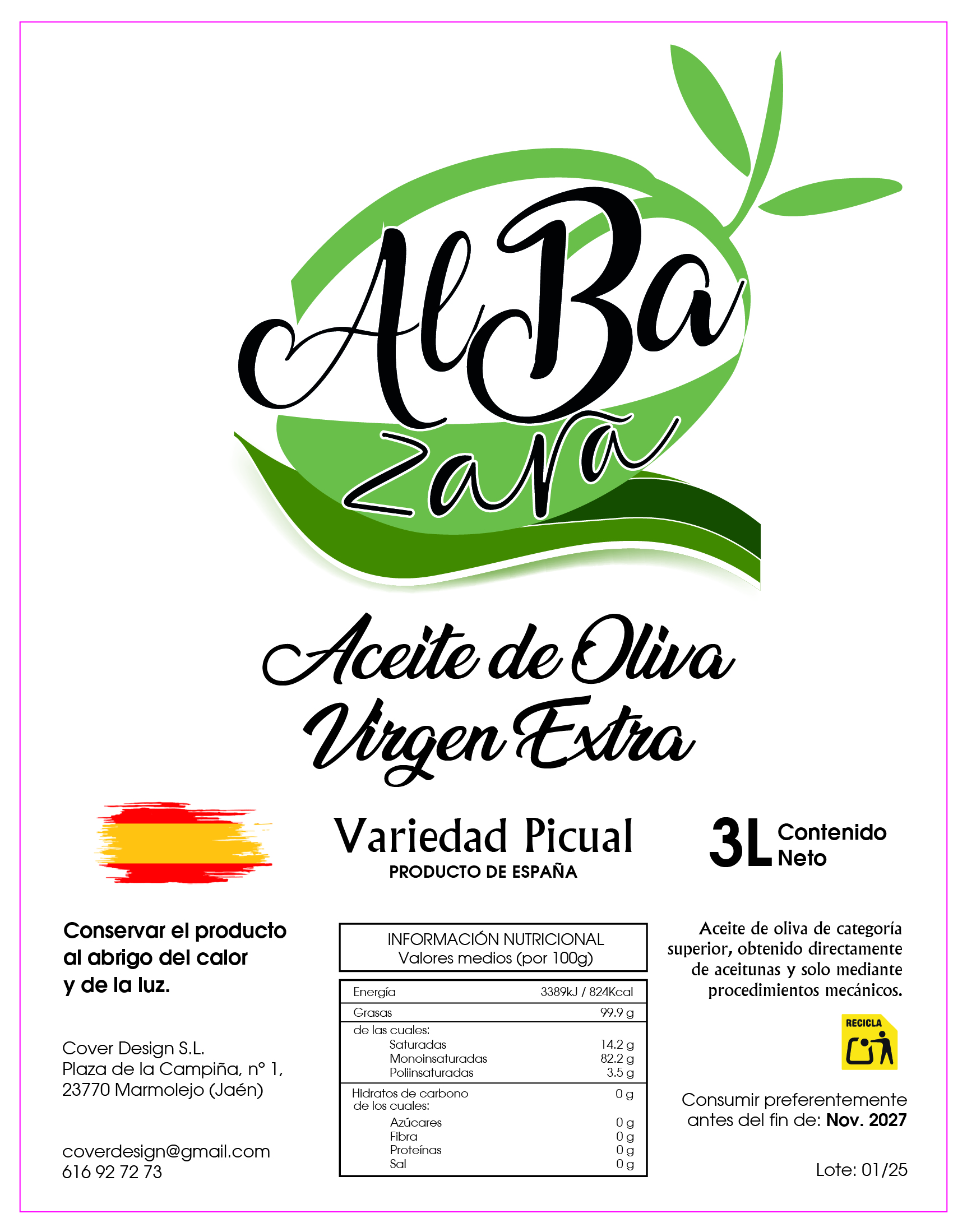 BAG IN BOX AOVE 3L - Imagen 4